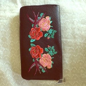 Embroidered Wallet